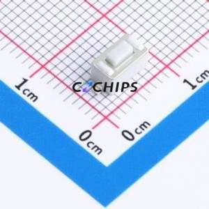 TS-1101S-C-A-B-W-A Tactile Switch SMD,6x3.5mm Switch Single Pole Single Throw Rectangle Button 2.6N Vertical Mount - Product Image 1
