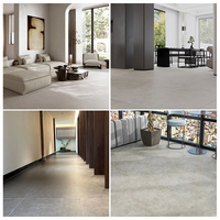 Carreaux de sol intérieurs en céramique grise style rétro, imitation brique antique, 800x800mm, antidérapants, finition mate, pour appartement, hôpital, villa