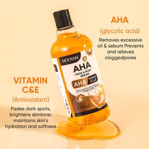 Suero Facial y Corporal AHA al por Mayor, <span class=keywords><strong>Corrector</strong></span> <span class=keywords><strong>de</strong></span> Manchas, Blanqueador, Hidratante, Iluminador, Suero Corporal AHA - Product Image 3