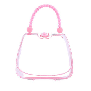 Transparent Jewelry Box For Kids Princess Storage Case Portable Makeup Organizer 9.5cm X 9cm X 4cm Solid Color - Product Image 4