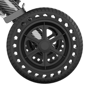 כסא גלגלים מתקפל נייד קל משקל מדגם קנסרה 49 לקשישים, ידני במיוחד, עגלת נכים, לטיפול שיקומי במטוס - Product Image 4