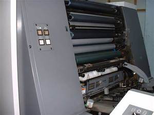 Shino hara <span class=keywords><strong>Komori</strong></span> <span class=keywords><strong>Sprint</strong></span> Speed Master SM GTO Offsetdrucker Geschwindigkeit Master SM GTO Etikett & Papier druckmaschine Gebraucht zustand - Product Image 5