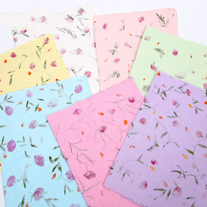 Wholesale of hand torn flower <b>wrapping</b> <b>paper</b> and handmade lantern petal <b>paper</b> gift <b>wrapping</b> materials - Product Image 4