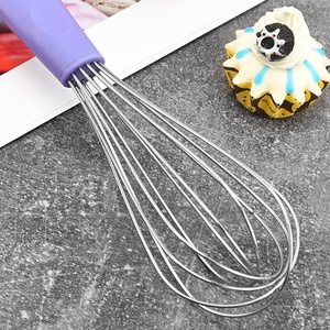 อุปกรณ์ทำไข่สแตนเลสด้ามโค้ง10นิ้ว12นิ้ว6นิ้วผสมครีมโฟมแป้งใช้ในบ้านวิธีการวางเค้กด้วยมือ - Product Image 4