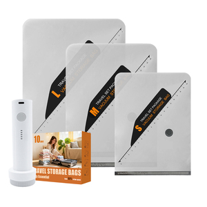 <span class=keywords><strong>Sacchetti</strong></span> Salvaspazio <span class=keywords><strong>Sottovuoto</strong></span> <span class=keywords><strong>con</strong></span> Pompa Potente - Materiale PA+PE, Design Pieghevole <span class=keywords><strong>per</strong></span> Armadio, Viaggi e Organizzazione Domestica - Product Image 1
