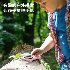 Children Portable Digital <b>Microscope</b> 200Mp 500X Magnification With Screen For Science Learning Outdoor Use - Product Image 2