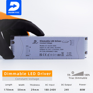 Dc12v <span class=keywords><strong>24V</strong></span> Dimmable dẫn cung cấp điện <span class=keywords><strong>12W</strong></span>-80W Điện áp không đổi 1-10V TRIAC SCR biến Áp 0-10V Dimmable dẫn lái xe - Product Image 6