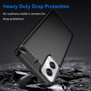 Funda de Fibra de Carbono para Motorola G Power G84 G54 Edge 40 Neo G14 G Pure G Stylus <span class=keywords><strong>Play</strong></span> 2021 <span class=keywords><strong>2022</strong></span> 2023 2024, Funda de TPU Cepillada - Product Image 3