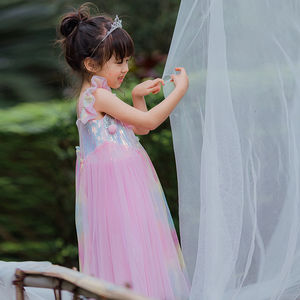 Kids <strong>Rainbow</strong> <strong>Dresses</strong> Casual Girl <strong>Dress</strong> Wholesale Children Princess <strong>Dress</strong> for Kids Sleeveless Fairy Frocks <strong>Tutu</strong> Girls Clothes - Product Image 4