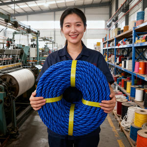 Cuerda de PP Trenzada de 3 Hilos de Color, Marca del Fabricante, Suministro Directo, Ligera y Resistente al Desgaste para Aplicaciones Industriales Diarias - Product Image 4
