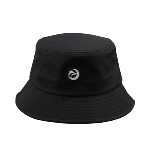 Chapeau Bob Noir Unisexe Couleur Unie Logo Imprimé par Transfert Thermique Décontracté Printemps-Été Style Toile Adulte - Product Image 5