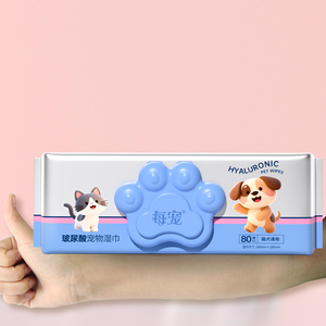 Fabricantes de Lenços para Animais de Estimação Extra Macios e Ecológicos OEM/ODM, Personalizados, Orgânicos, Sem Fragrância, Descartáveis, Não Tecidos, Remove Odor - Product Image 4