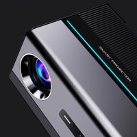 Les projecteurs portables Smart TV Android12.0 de 5 pouces prennent en charge 1920*1080, autofocus, projecteur 500 ansi Lumens, port HD