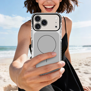 Coque Minimaliste Série 17 pour <span class=keywords><strong>iPhone</strong></span> 17 Pro, Protection de Précision à Fentes Ajustées avec Coque Rigide en Acrylique Magnétique et Amortisseur Interne - Product Image 5