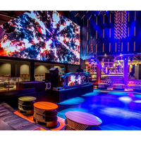 Lecede Dj 4k Led Mur vidéo Écran d'affichage publicitaire intérieur