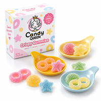 Bonbons gélifiés exotiques en forme de bretzel, enrobés de croquant et fourrés à la confiture, vente en gros, échantillon gratuit disponible, emballage personnalisé OEM ODM