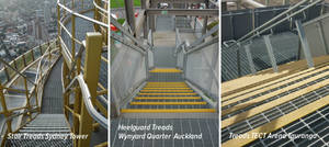 Nuso abrasivo giallo per uso esterno con battistrada in metallo zincato a caldo - Product Image 4