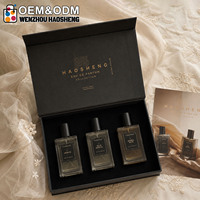 Coffret cadeau de luxe personnalisé avec insert magnétique noir en EVA pour parfum et fragrance