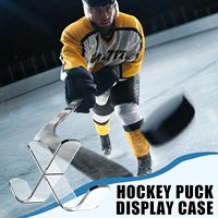 Présentoir à glaçons en acrylique, best-seller transfrontalier, avec étagères et support hautement transparents pour rondelles de hockey sur glace