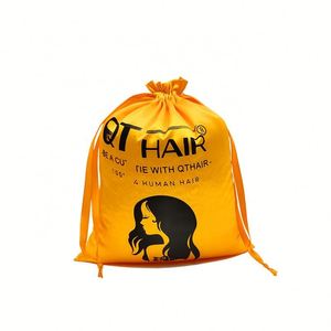 Bolsas de Compras Personalizadas con Logotipo, Bolsas de Satén de Seda Impresas con Serigrafía, Bolsas con Cordón para Guardar Herramientas de Peluquería, Ropa, Zapatos, Bolsos, Regalos y Protección Contra el Polvo - Product Image 3