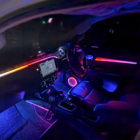 SJC 2015-2024 pour Toyota Hilux Revo Système d'éclairage d'ambiance intérieur Style ciel étoilé Améliore l'atmosphère Amélioration de l'intérieur automobile