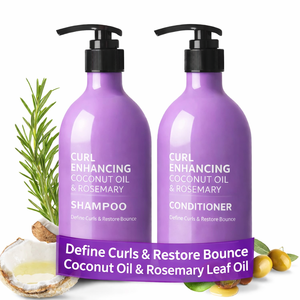 Ensemble <span class=keywords><strong>shampoing</strong></span> et après-<span class=keywords><strong>shampoing</strong></span> pour <span class=keywords><strong>cheveux</strong></span> bouclés à <span class=keywords><strong>l</strong></span>'huile de coco, sans sulfate, hydratant, pour <span class=keywords><strong>cheveux</strong></span> ondulés, réduit les frisottis, répare les <span class=keywords><strong>cheveux</strong></span> - Product Image 3