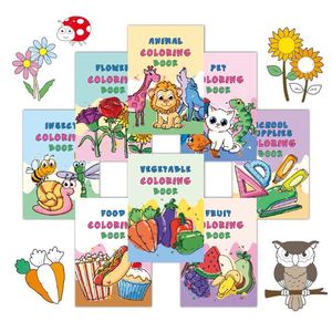 Mini livres de coloriage, cadeaux de fête, fournitures scolaires, activités créatives pour enfants, apprentissage du dessin, activités de voyage, kit artistique avec crayons - Product Image 1
