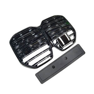 Rejilla delantera de fibra de carbono <span class=keywords><strong>I4</strong></span> G26 de la nueva energía para <span class=keywords><strong>BMW</strong></span> <span class=keywords><strong>I4</strong></span> G26 rejilla negra de doble línea modificada con carbono - Product Image 5