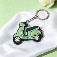 Porte-clés en PVC personnalisés Pinshuo, 20 ans d'expérience, forme de dessin animé, porte-clés en plastique mignon, porte-clés tendance avec logo pour cadeaux d'affaires