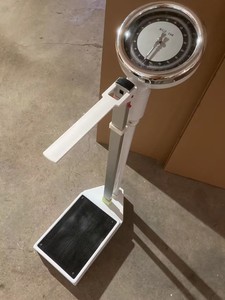 Adult Analog Weighing Machine With Height Rod Steel and Weight <b>Scale</b> 160kg Capacity OEM Customizable 812A Height and Weight Scal - Product Image 2