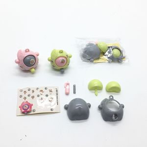 DX Children's Ages 5-7 DIY Assembly Riddle Game Toy Plastic Rock Paper Scissors Model DX13204