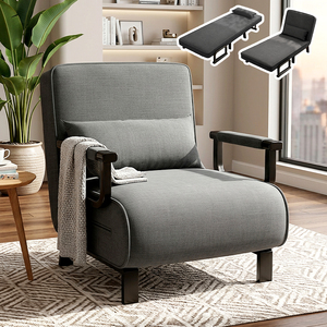 Sofá Cama Convertible Gris 3 en 1 de Polonia, Sillón Cama de 190 cm para Apartamentos Pequeños, Envío Rápido desde Polonia a la UE - Product Image 1