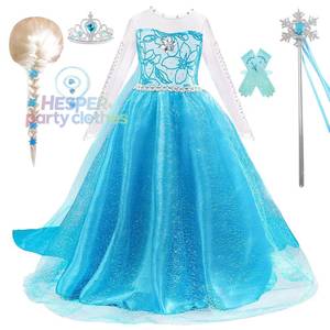 Disfraz Clásico de HP para Cosplay de TV y Películas, Disfraz de Princesa Elsa para Niños - Product Image 1