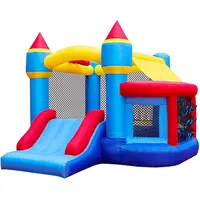 Mini entretenimento para crianças, spray aquático inflável para crianças, saltos, castelo, saltos, combate de casa, caminhão