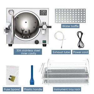 Autoclave de Mesa de 18L, Esterilizador Digital de Vapor a Alta Presión, para Laboratorio Dental, Herramientas de Manicura - Product Image 5