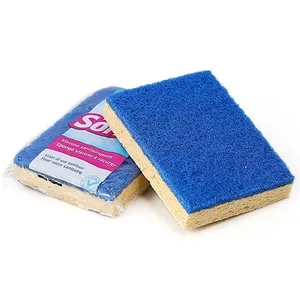 1pk Scherm Reinigingspad Heavy Duty Keuken Cellulose Reinigingsspons Schuursponsje Voor Schotel