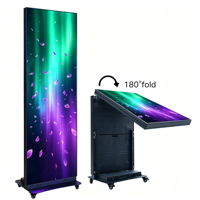 Display LED Portatile per Interni, Schermo per Segnaletica Digitale, Lettore Pubblicitario Mobile per Mostre, Fiere e Sale Conferenze