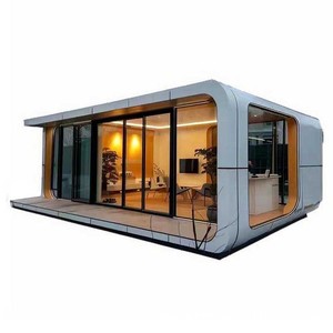 Casa Contenedor Moderna, Módulo de Vivienda Prefabricado Rectangular con Acabado Interior para Uso Residencial - Product Image 1