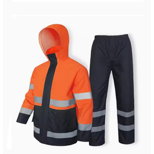 Impermeabile Unisex <span class=keywords><strong>per</strong></span> <span class=keywords><strong>Motociclisti</strong></span> con Strisce Riflettenti, Giacca e Pantaloni <span class=keywords><strong>per</strong></span> Golf, Pesca e Guida Sicura - Product Image 1