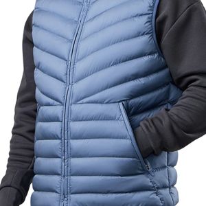 Chaqueta Acolchada con Capucha para Hombre, Color Azul Acero, Cierre Completo, Ligera, Aislante, para Invierno, Deportiva, Térmica - Product Image 3