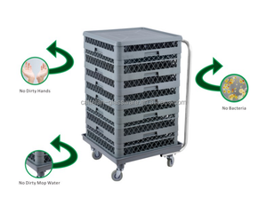 Panier de lavage <span class=keywords><strong>pour</strong></span> <span class=keywords><strong>lave</strong></span>-<span class=keywords><strong>vaisselle</strong></span>, base de support en verre à 36 compartiments, prolongateur de grille, offre spéciale - Product Image 4