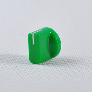 Bouton de <span class=keywords><strong>volume</strong></span> en plastique vert 19x15mm pour amplificateur de guitare à tube DIY, audio HIFI - Product Image 6