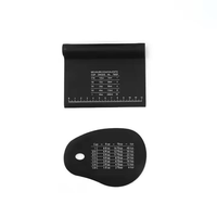 Ensemble de spatules à pâte en silicone avec mesures, coupe-pâte en silicone, spatule à bol, outils de pâtisserie