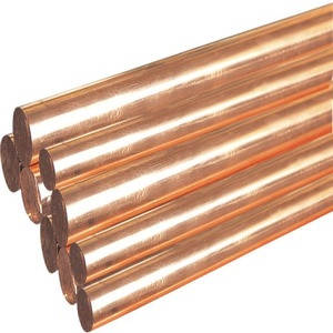 Barra de Cobre Redonda Pura C1100 T2, Barra Plana de Cobre 3mm 6mm 8mm C10200 C11000 - Product Image 1