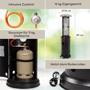 <span class=keywords><strong>Chauffage</strong></span> de <span class=keywords><strong>terrasse</strong></span> au gaz <span class=keywords><strong>propane</strong></span> LPG d'extérieur de style moderne pour <span class=keywords><strong>terrasse</strong></span> jardin balcon <span class=keywords><strong>Chauffage</strong></span> extérieur polyvalent - Product Image 4