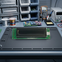 Écran LCD de haute qualité PowerTip PC2002LRM-BWA-C fabriqué à Taïwan par le fabricant d'origine