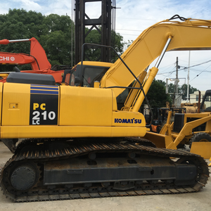 Excavatrice sur chenilles KOMATSU PC210lc d'occasion, poids opérationnel de 21 tonnes, engin de construction, équipement lourd, moteur, boîte de vitesses, vente chaude - Product Image 3