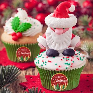 Heyfibro 500 pcs 1.5 inch giáng sinh vui vẻ dán CuộN giáng sinh nhãn cho món quà đóng gói, thẻ, phong bì, nguồn cung cấp bên - Product Image 5