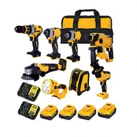 Kit combiné sans fil OEM Milw Series 18V Lithium-Ion Brushless avec batteries 5.0Ah, sacs à outils et clés réglables (ensembles personnalisables)