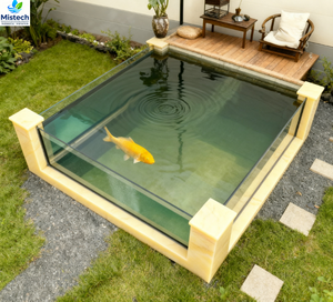 Grand <span class=keywords><strong>aquarium</strong></span>/étang en PP écologique pour bureau, maison, extérieur et salle de bain-durable et élégant - Product Image 4